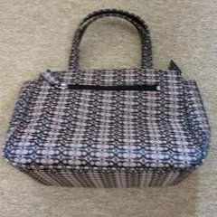 幾何学模様 ハンドバッグ 中型