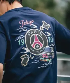 【セール、日本限定】PSG パリサンジェルマンTOKYO刺しゅうTシャツMサイズのサムネイル