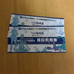 スポーツクラブNAS 施設利用券　10枚まとめて　送料無料 フィットネスクラブ NAS 施設無料利用券10枚セット 2025年7月31日