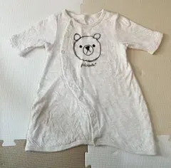 キムラタン Piccolo クマ柄 ツーウェイ・ドレスオール