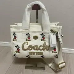 COACH ディズニー カーゴ トート バッグ 26 CAE70 - メルカリ