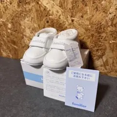 familiar ファーストシューズ 12.0cm ホワイト ベビーシューズ
