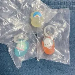 Y2.サンリオ　めじるしアクセサリー ハンギョドン　ポチャッコ　タキシードサム