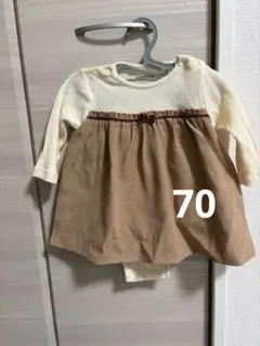 conoco バースディ　ベビー ロンパース 70cm