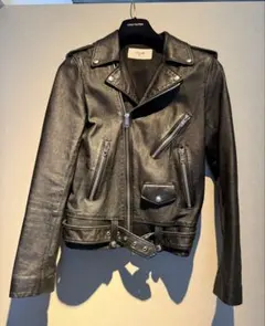 セリーヌCELINE 19SS クラシックバイカーレザーライダースジャケット48のサムネイル