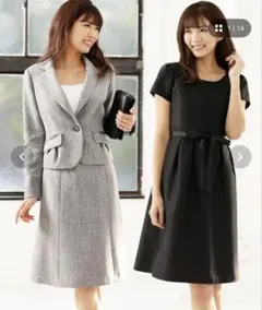 【美品】　GeeRA 着回し３点スーツ　11号