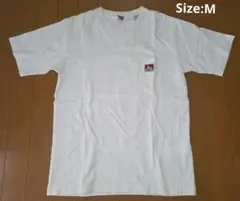 BEN DAVIS ホワイト ポケットTシャツ　Size:M