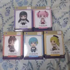 魔法少女まどか☆マギカ ぺたっとおすわりフィギュア 全5種セット