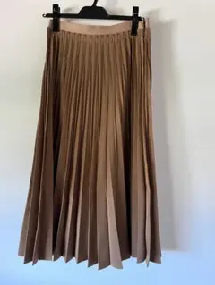 Sale S.essentials プリーツスカート　38 ブラウン