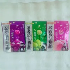 忍者めし 鉄の鎧 グレープ マスカット ピーチ味 3種 セット