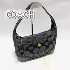 コーチ シグネチャー ワンショルダー ブラック 黒 COACH