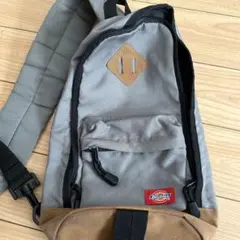 Dickies スリングバッグ グレー/ブラウン