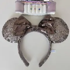 美品【ディズニーカチューシャ】シャンパンブラウン×スワロおまけ付き