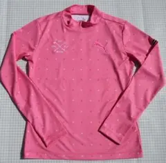 プーマ 長袖 ハイネック シャツ レディース M ピンク インナー ウェア