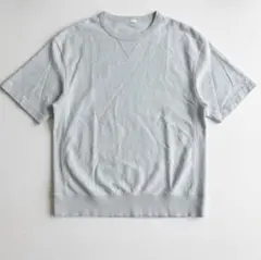 【美品】GU ジーユー スウェT（半袖）ライトブルー Sサイズ