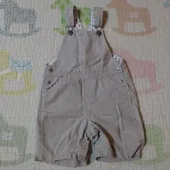 プチバトー ストライプ グレー カバーオール 24m 80-90cm