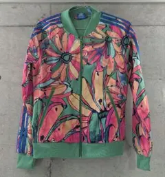 も*く様 [美品]adidasoriginals 花柄 ジップアップ TRACK