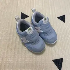 ニューバランス　スニーカー　靴　ベビー　キッズ　313 水色　ブルー　13cm
