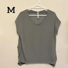 HK WORKS LONDON カーキノースリーブシャツ