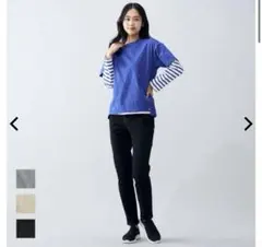ワークマン レディースウィモーション360ストレッチパンツ Mサイズ blackのサムネイル