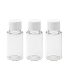 3個セット　化粧水 乳液 詰替容器 30ml 小分けボトル 旅行用 携帯用 丸形