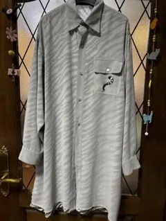 伊太利屋リバーシブルグレー ストライプ シャツのサムネイル