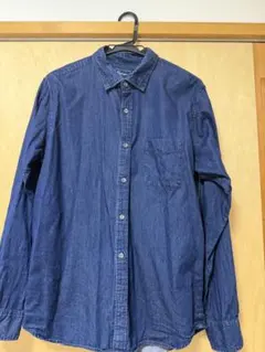 メンズ　GLOBAL WORK デニムシャツ Mサイズ