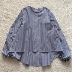 2025 PLST プラステ　タイプライターバルーンスリーブブラウス　Ｍ