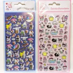 サンリオ公式　ぷっくりシール　海外限定　2枚セット