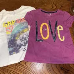 GAP Tシャツセット（ホワイト＆パープル）