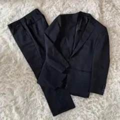 AOKI Les Mues メンズスーツ上下 黒 Y3 細身 小柄