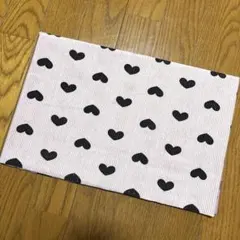 コーデュロイ生地　ハート