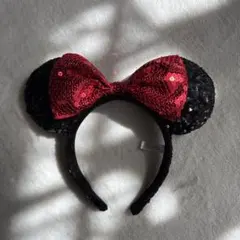 ミニーマウス耳型カチューシャ