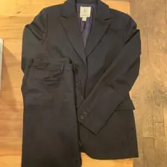 ブラック ストライプ ビジネススーツ 上下セット