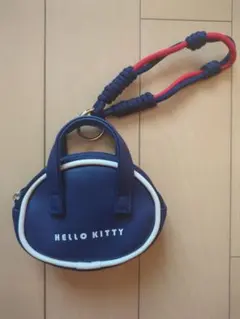 ミニポーチ　HELLO KITTY　ハローキティ　ネイビー　紺色　OUTDOOR