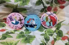 ディズニー刺繍缶バッジ 3個セット