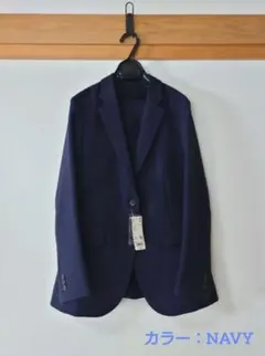UNIQLO 感動ジャケット 感動パンツ 上下セット セットアップ　ネイビー　L