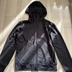 ユニクロ*エアリズムUVカットフルジップパーカ*160センチ黒