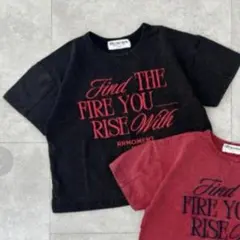 RRmoment ルルモーメント 半袖 Tシャツ ブラック Lサイズ ピグメントのサムネイル