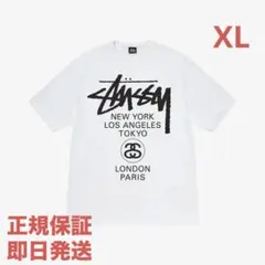 ❗️期間限定SALE❗️ステューシー WORLD TOUR TEE ホワイトXL