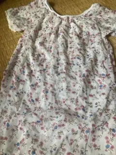 フラワープリント 半袖チュニックのサムネイル