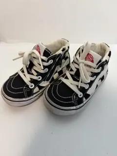 VANS チェッカーボード ハイカットスニーカー
