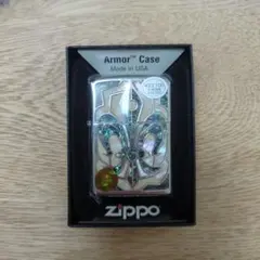 Zippo ライター 本体 シェルインレイ フルール・ド・リス - メルカリ