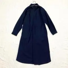 【クローゼットストーリー】シャツワンピース スキッパー ポケット有 長袖 F
