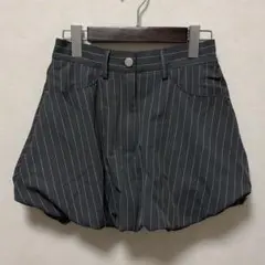 SHEIN バルーンスカート ストライプ