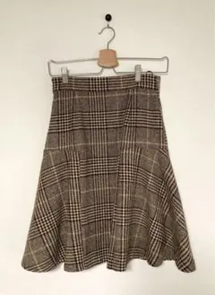 【 ロペピクニック 】チェックフレアスカート 38