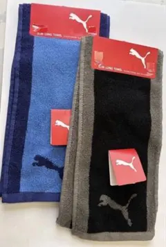 PUMA プーマ スリムロングタオル 2枚セット 15×100cm 新品のサムネイル