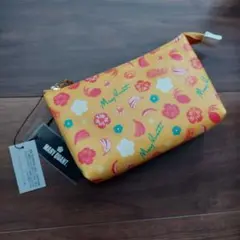 【新品】MARY QUANT 花柄ポーチ イエロー 未使用