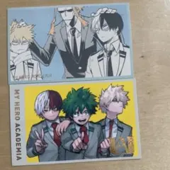 ヒロアカ原画展　メモリアルコレクション　オリジン組　緑谷　爆豪　轟 オールマイト