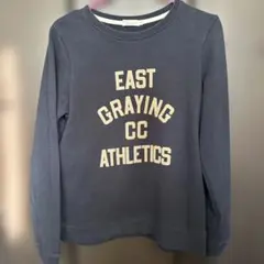 arth music & ecology トレーナー ネイビー